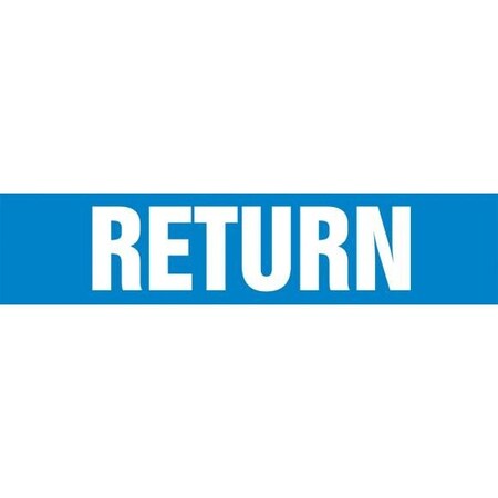 Accuform ASME ANSI PIPE MARKER RETURN RPK615CTC RPK615CTC